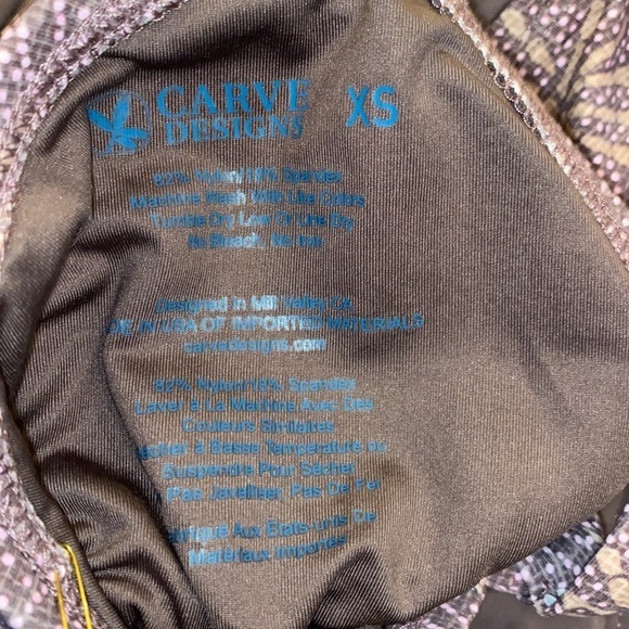 Carve Designs Dahlia One Piece Swimsuit Designer Batik Sparrow NWT Size XS - Picture 8 of 9